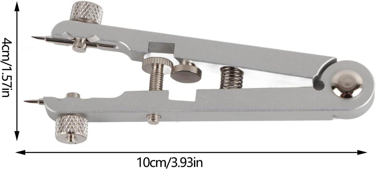 Allround Spring Bar Tang - Horlogeband Verwisselen - Duurzaam - Zwart - Horlogeband Verwijderen Set - Inclusief Pinnen - Voor Horlogebanden - Universele Maat - Zwart Model