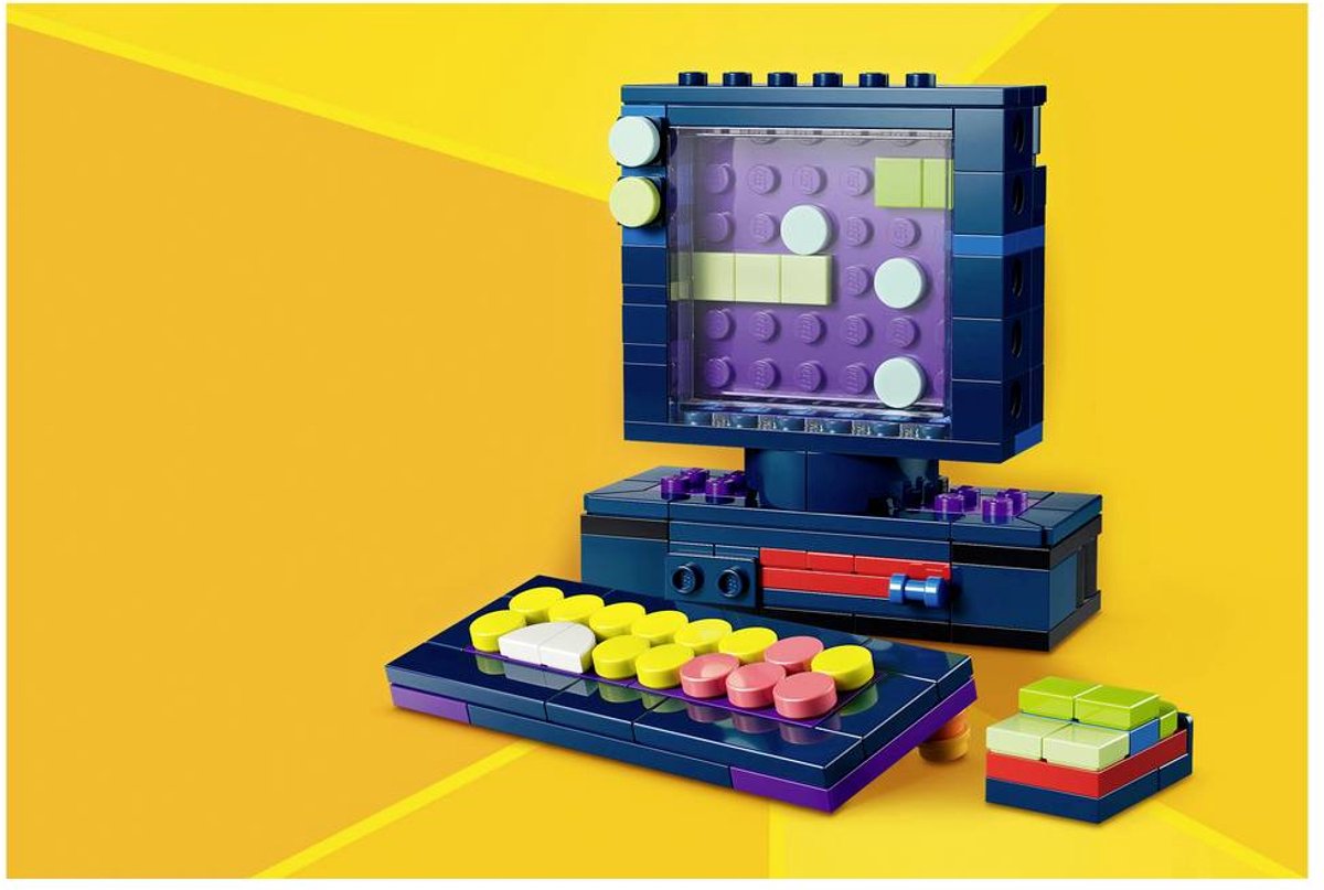 LEGO® Creator 3in1 Retro Spelcomputer Speelgoedmodel - Bouw Om tot Desktop of Speelautomaat - 31380 — afbeelding 15