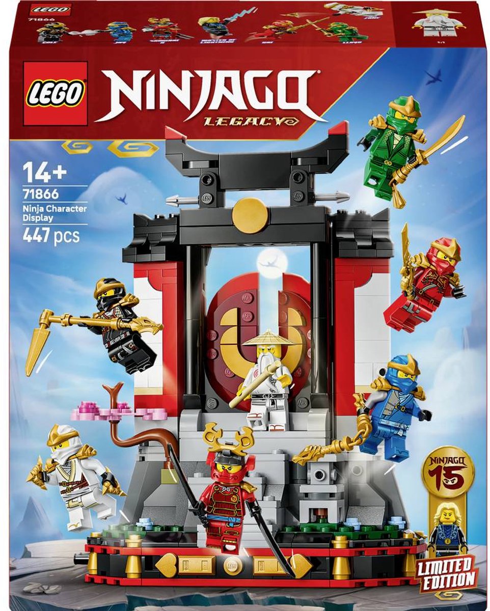LEGO NINJAGO - 15-Jarig Jubileum: Display met Ninjapersonages - 71866 — afbeelding 26