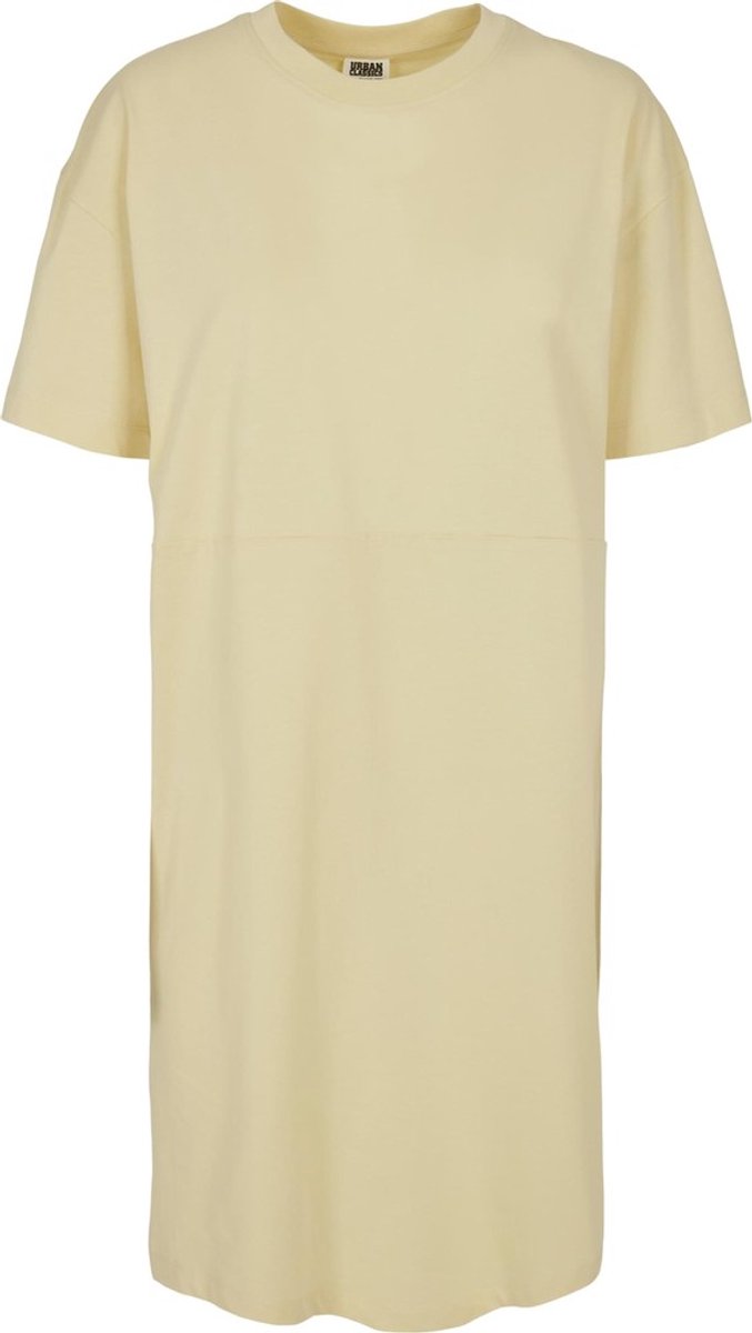 Urban Classics Organic Oversized Slit Tee Korte jurk M Geel