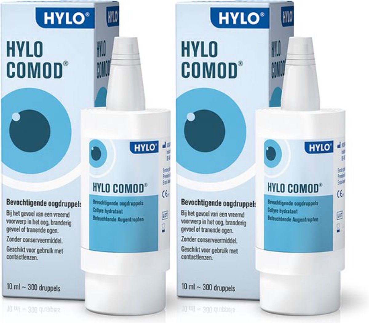 Hylo Oogdruppels COMOD - 2 x 10 ml - Voordeelverpakking