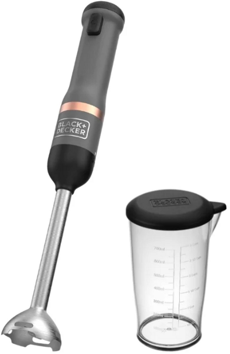 Black & Decker BCKM1011KGF-QW blender 0,7 l Staafmixer Grijs, Roestvrijstaal