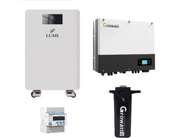 Growatt SPH5000 5KW hybride omvormer met 15,3Kw thuisbatterij - Growatt SPH5000 - 15Kw Thuisbatterij - Thuisaccu - Thuisbatterij met omvormer
