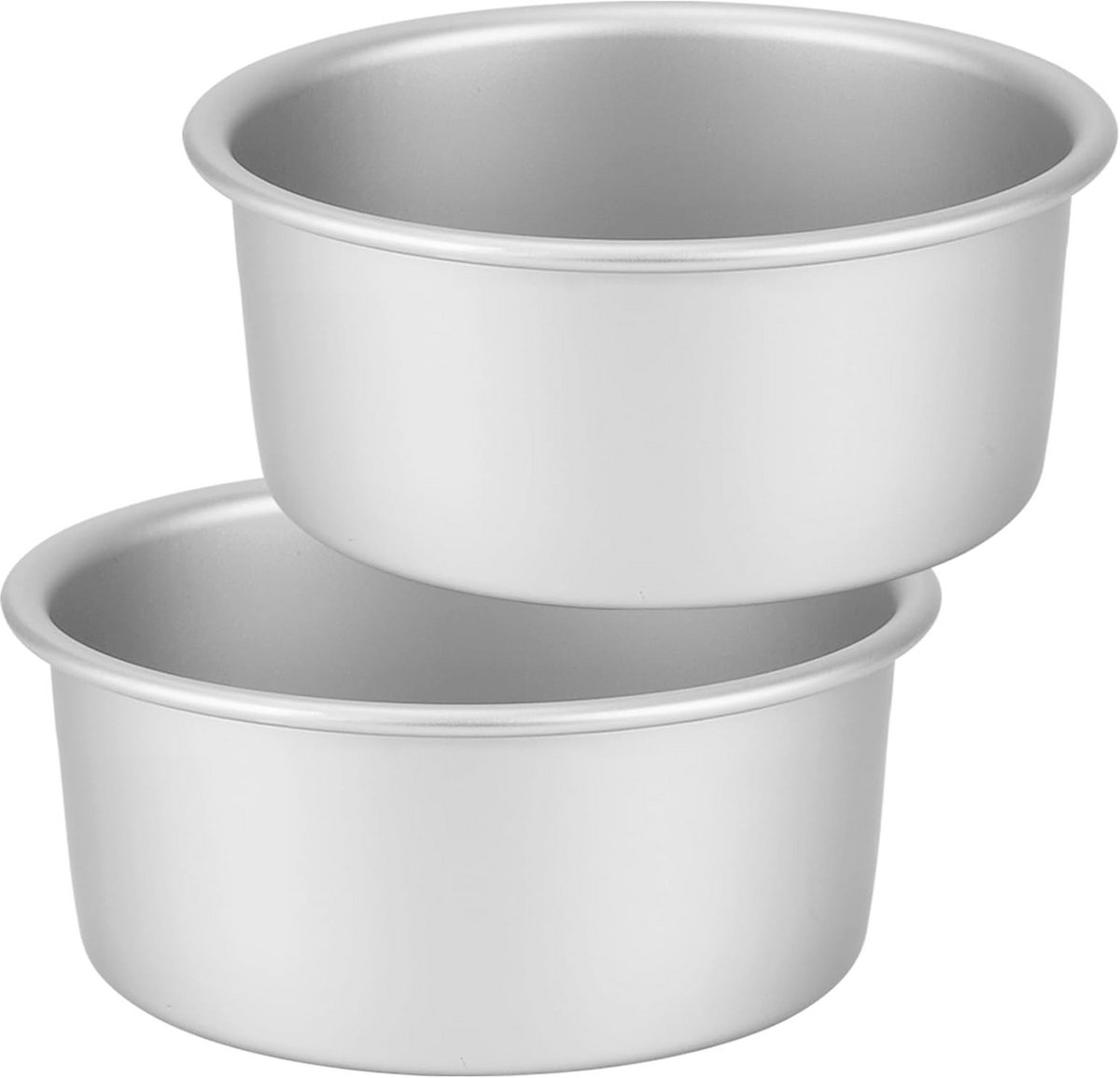Set van 2 Ronde Bakvormen Ø 20 cm met Losse Bodem voor Taart en Cake