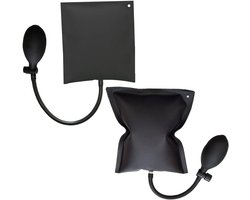 2x Luchtpomp Wig Kussen voor Deur en Raam Installatie | Opblaasbare Shim Tas voor Auto Reparatie en Montage