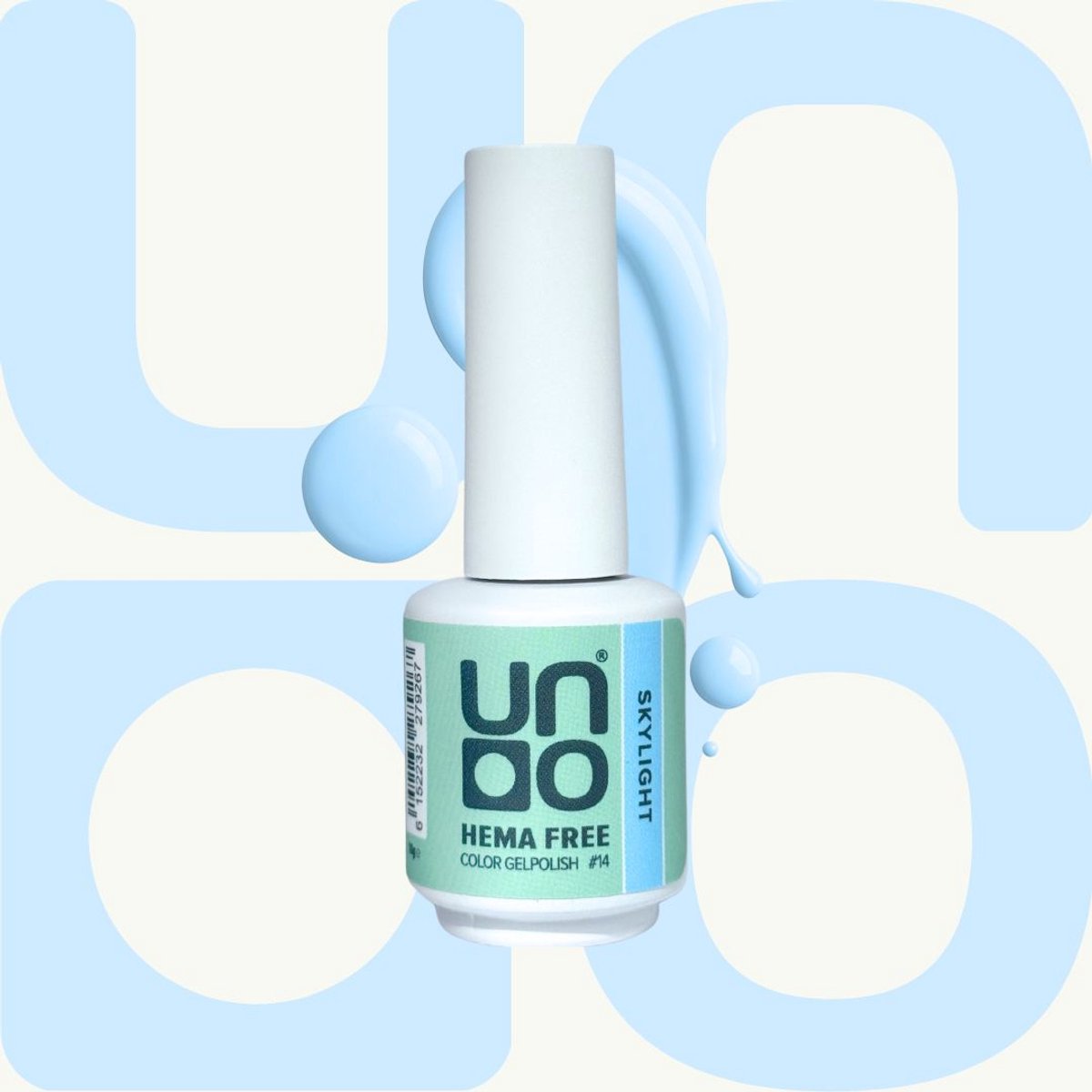 UNO Color Gel Gellak - HEMA‑vrij – Skylight (lichtblauw) - Langhoudend - 10ml
