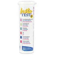 LaMotte Insta-TEST 6 Plus - Zwembad Spa Test strips for chlorine/bromine, total chlorine, alkalinity, pH, hardness and stabilizer