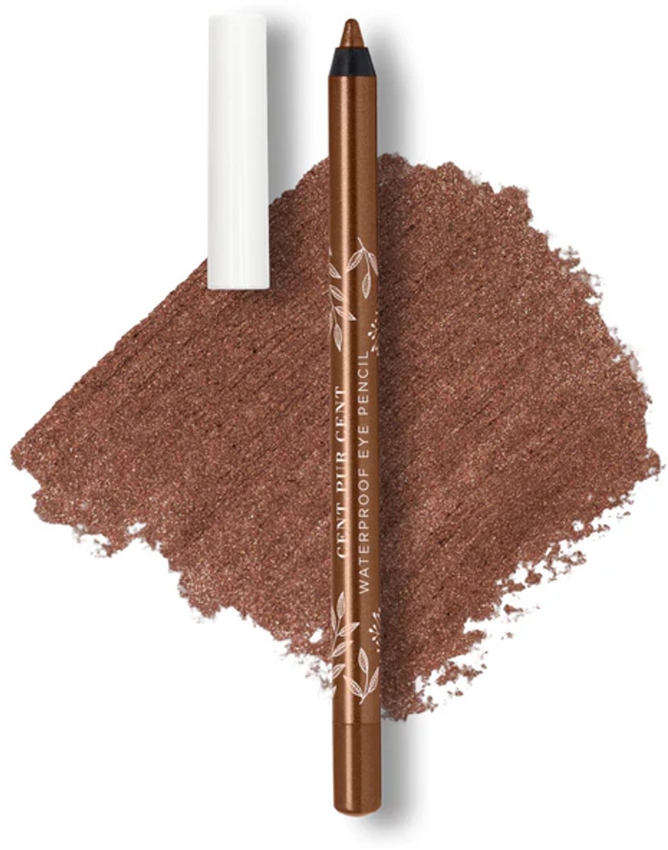 Cent Pur Cent Waterproof Eye Pencil Brun - 0.8 ml