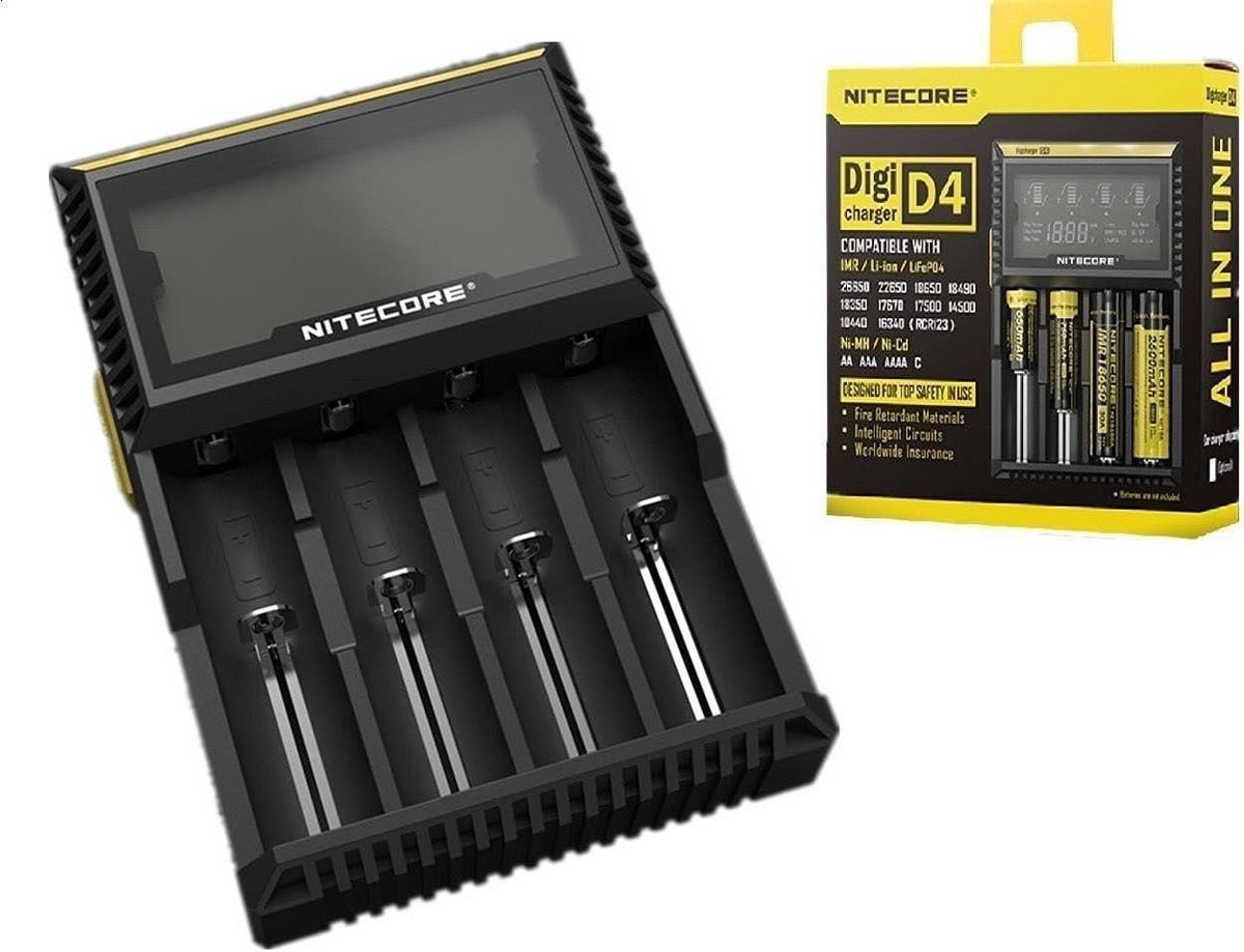 Universele Slimme Batterij Oplader met LCD Scherm voor Diverse Accutypes