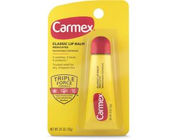 Carmex Classic Medicated - Lippenbalsem - Bescherming tegen kou, 10 g