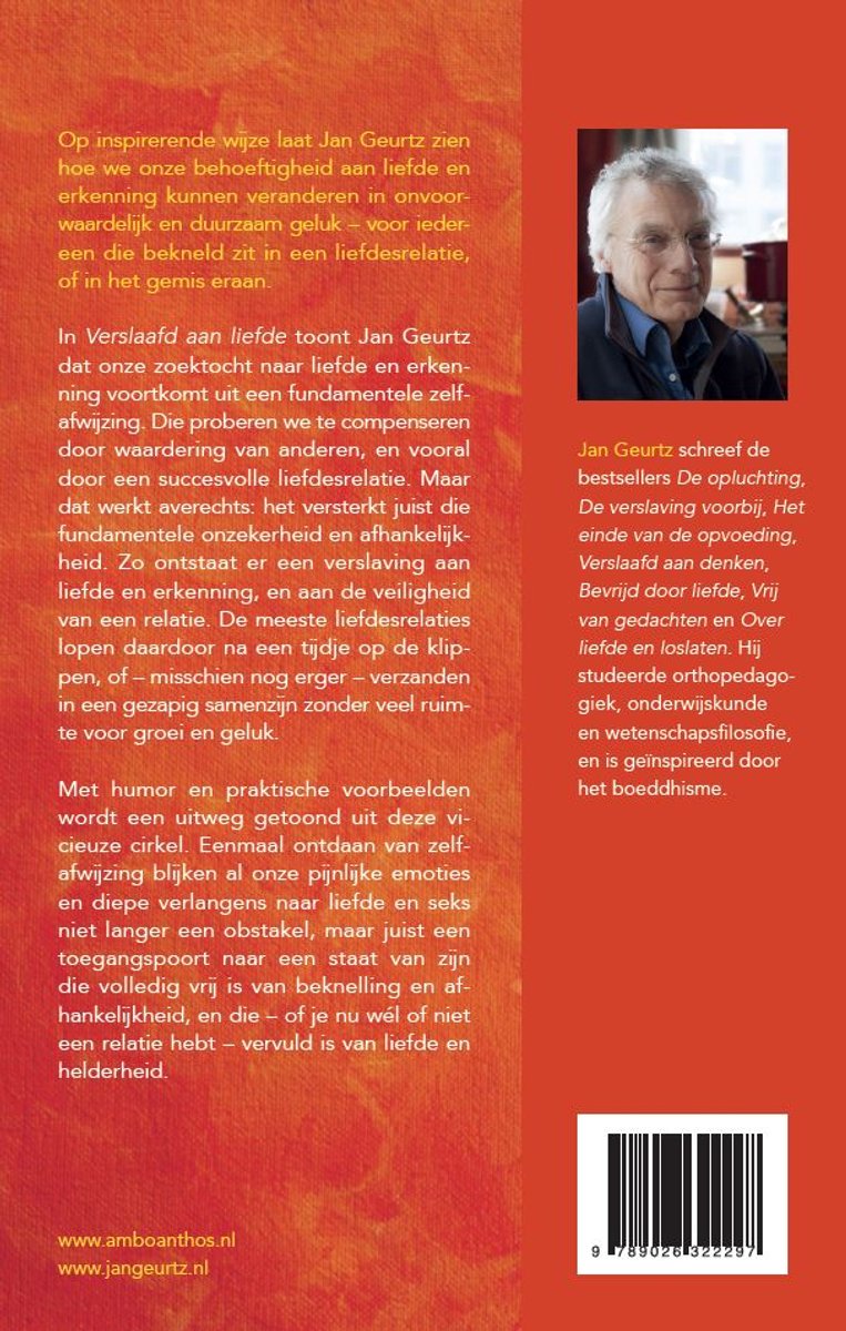 Verslaafd aan liefde - back cover