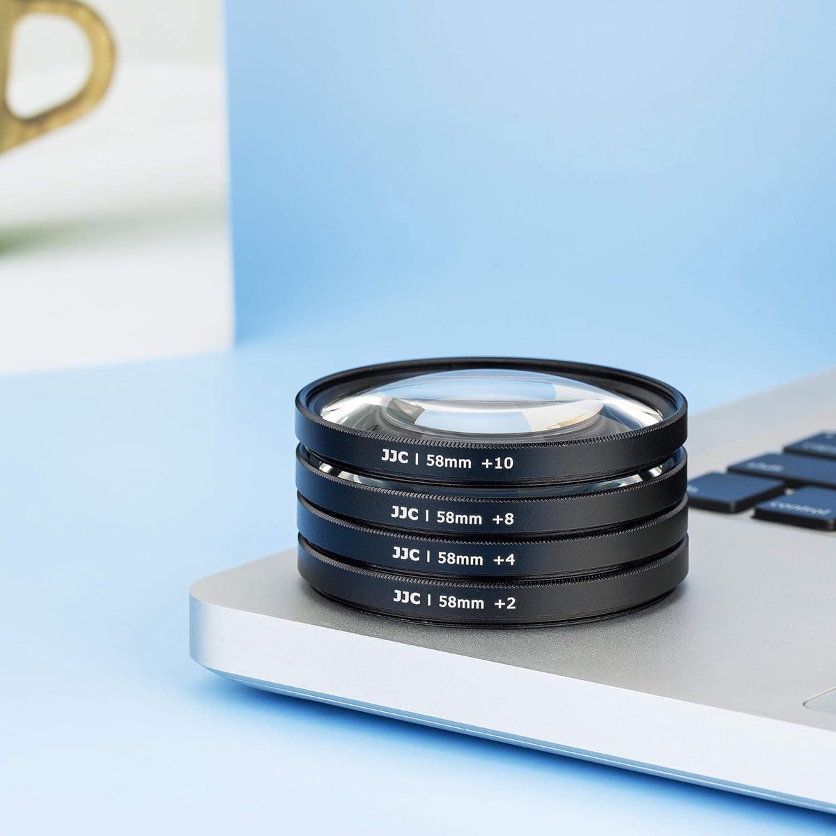 67mm Close-Up Filter Kit Macro Lens Filters (+2,+4,+8,+10) 4-delige Set met Lens Filter Pouch voor DSLR Camera's - Canon, Nikon, Sony, Pentax, Olympus, Fuji