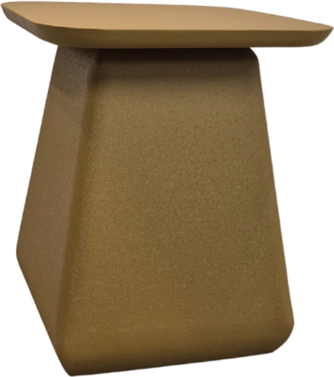 Deco4yourhome® - Salontafel - Bijzettafel - Vierkant - Geel - Oker - Yellow - Mustard - 40x40x46cm