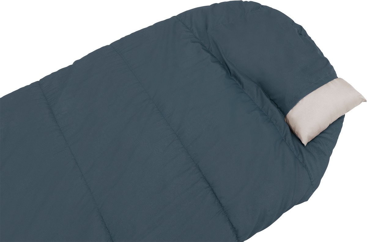 Outwell Campion Lux XL Blue Slaapzak Dekenmodel +5C 225 x 85 cm