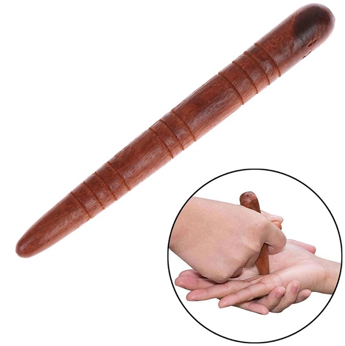 Houten Acupunctuur Pen - Acupressuur & Voetreflex Massage Tool - Kasey