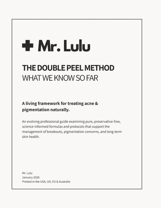 Mr. Lulu Skincare - Professional Manual - cover