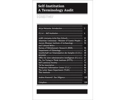 Self-Institutionalisation Reader