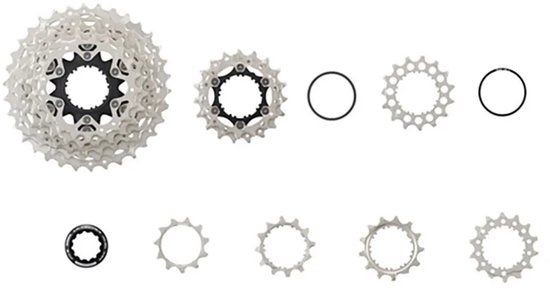 Cassette 12 speed Shimano Ultegra CS-R8100 11-30T van Merkloos — afbeelding 3