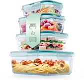 YASHE 38 stuks voedselopslagcontainers met deksels luchtdicht, plastic voedselcontainers voor keukenopslag organisatie, 100% lekvrij, BPA-vrije maaltijdbereidingscontainers met etiketten YASHE 38 stuks voedselopslagcontainers met deksels luchtdicht, plastic voedselcontainers voor keukenopslag organisatie, 100% lekvrij, BPA-vrije maaltijdbereidingscontainers met etiketten