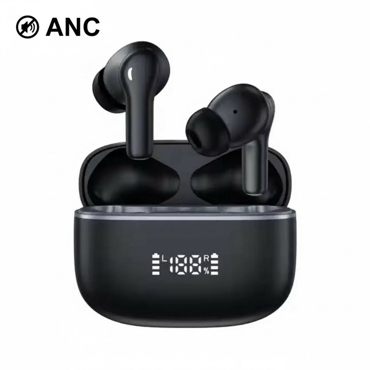 Draadloze Oortjes met Active Noise Cancelling (ANC) earbuds – draadloze oordopjes – In-Ear