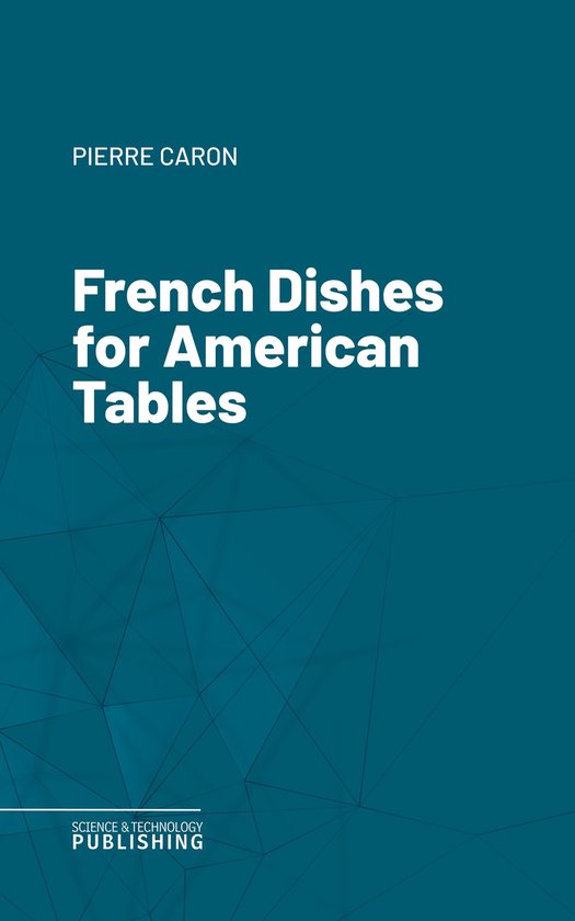 French Dishes for American Tables - cover