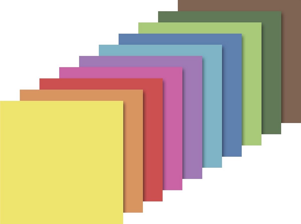 Vouwblaadjes 10x10 cm 100 stuks per pak