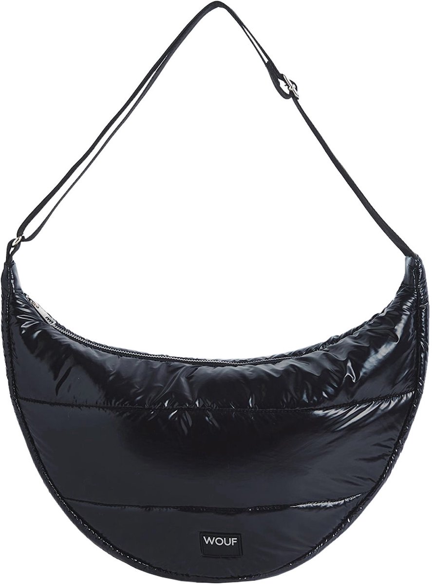 Wouf Black Glossy crossbody tas