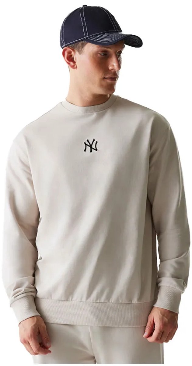 New Era Mlb Le Midi New York Yankees Sweatshirt S Man Vrouw Beige