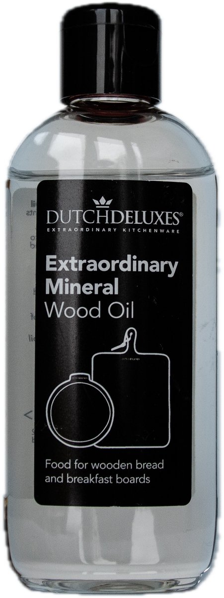 Dutchdeluxes - Fles - Minerale serveerplank - Houtolie - Transparant - Lange levensduur - Behoudt natuurlijke uitstraling van het hout