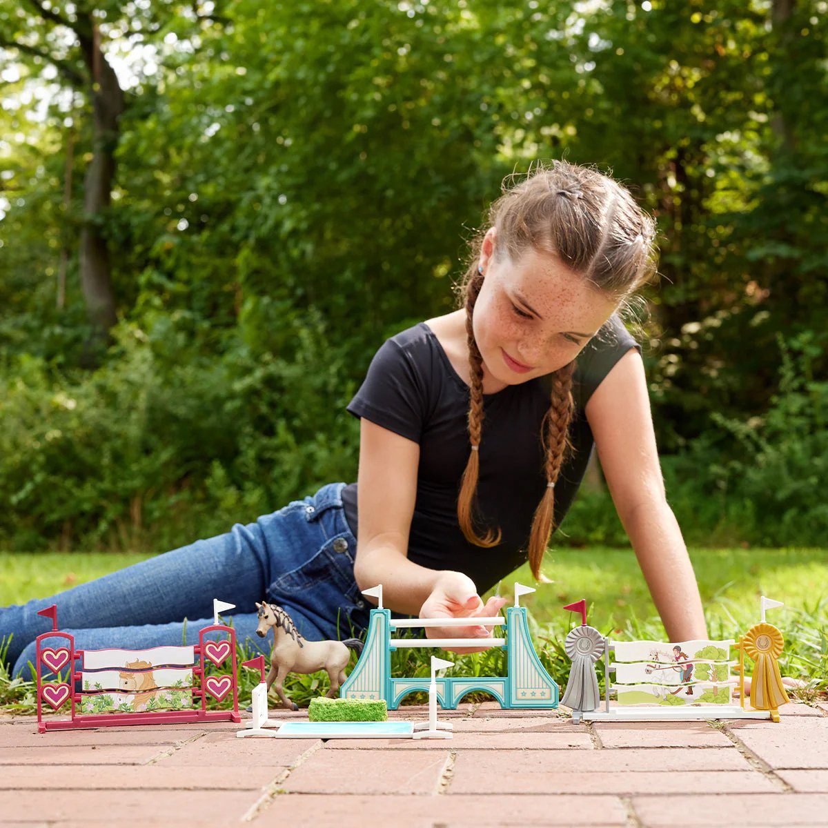 schleich HORSE CLUB - Paardenaccessoires voor de hindernisbaan - 42612 — afbeelding 4