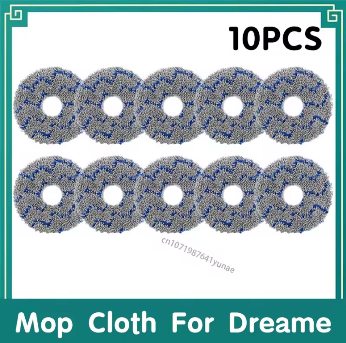 10 stuks Dweildoek Geschikt voor Dreame X10 + X20 L20 Ultra L30 Ultra X20 Pro L10s Pro Ultra X40 Ultra X40 Pro S30 Pro Stofzuiger