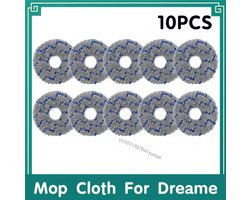 10 stuks Dweildoek Geschikt voor Dreame X10 + X20 L20 Ultra L30 Ultra X20 Pro L10s Pro Ultra X40 Ultra X40 Pro S30 Pro Stofzuiger