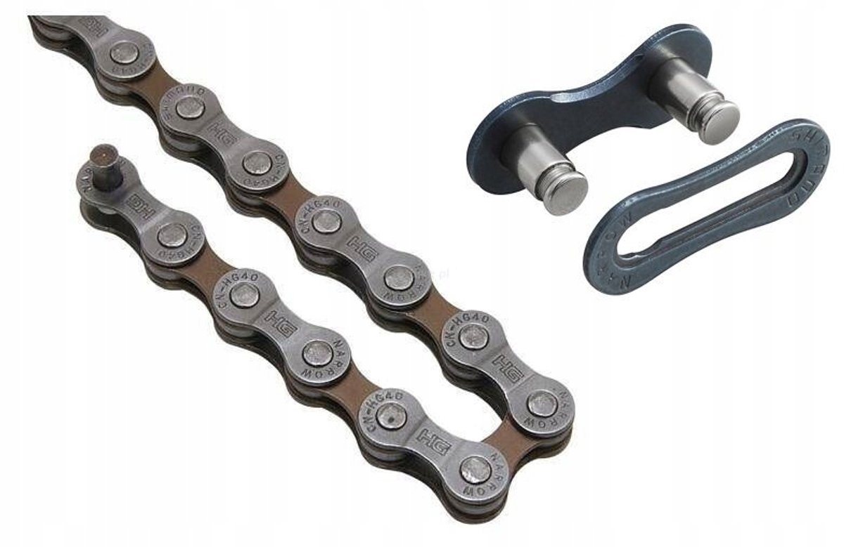 Shimano Alivio CN-HG40 Fietsketting 6/7/8-speed 116 shakels + Quick-Link