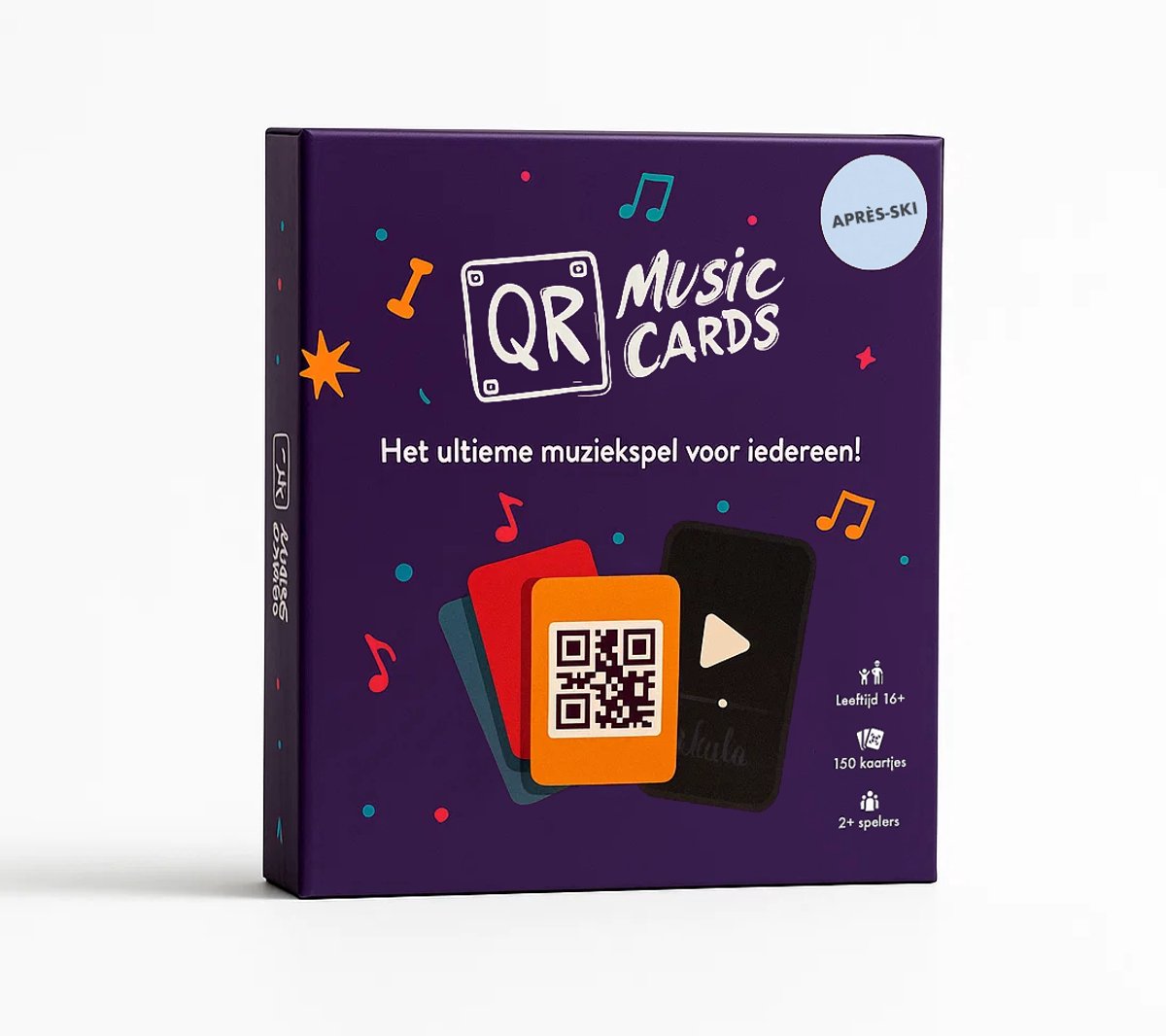 QR Music Cards - Après-ski editie - 150 kaartjes - Inclusief gratis app - Muziekspel - Kaartspel - Partyspel