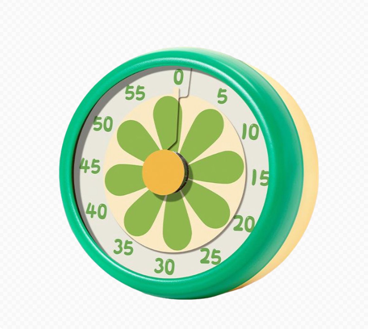 Keukenwekker - Keukenwekker - Timer - Digitale keukenwekker - Kindvriendelijke visuele mechanische timer - Magnetische stickertimer - Bloemenpatroon