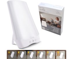 KHYR® - NIEUW - SAD-SL01 - Natuurlijk Daglichtlamp - 10.000 Lux - Daglicht voor de donkere dagen - Lamp met Timer, Dimbaar & 3000 - 6500K - UV-vrij - Daglichtlamp Hobby - Compact & Modern Ontwerp