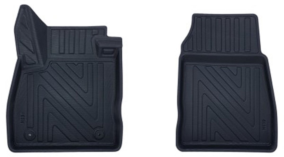 Rubbermatten Ford Tourneo Courier 2023-heden (voorset) - Premium carbonlook