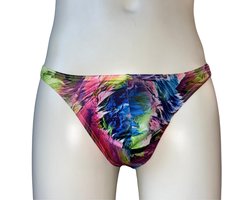 LekkerStout Slim Fit String - Multi Color - Sexy Herenondergoed | M | ( LS113 )