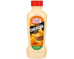 Gouda's Glorie Tasy Cheddar Style Saus Knijp Fles 850ml