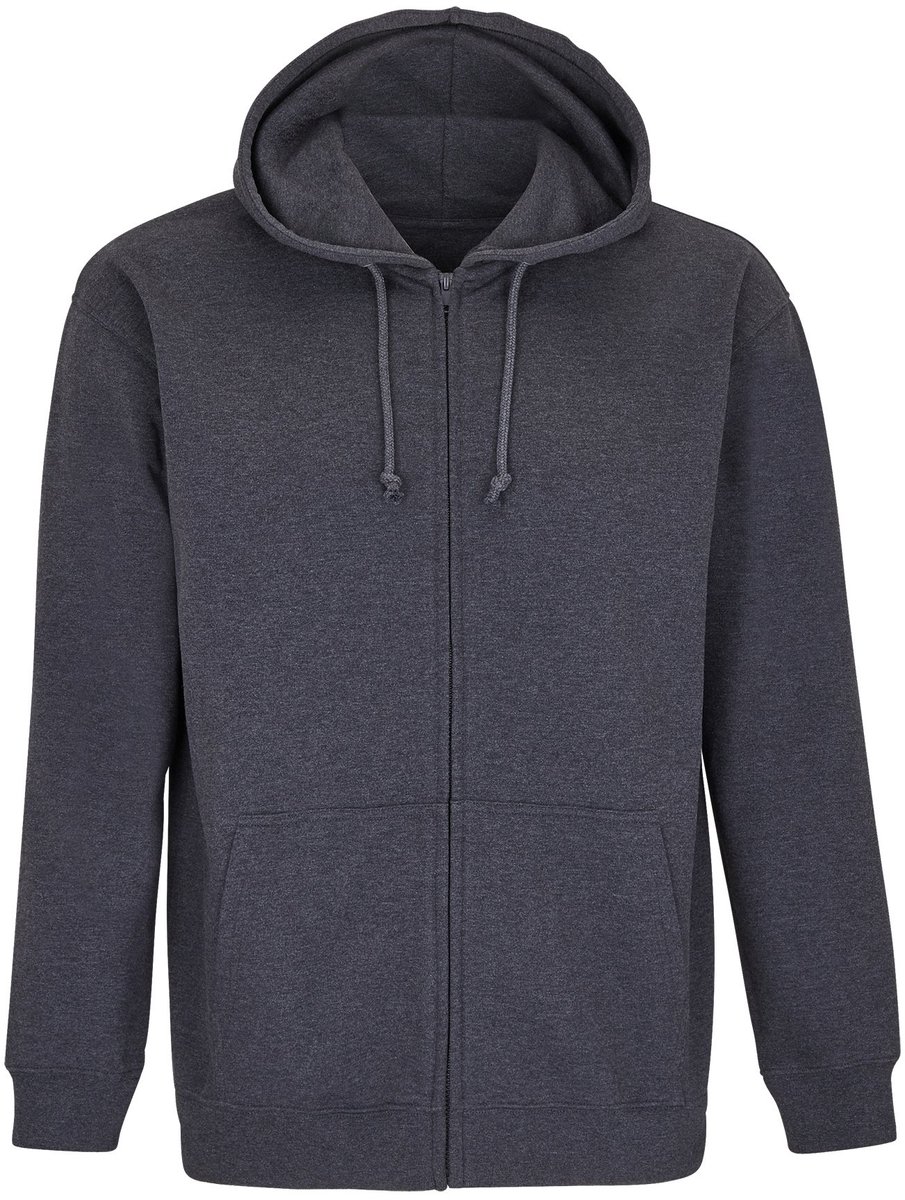 SOL'S Unisex Full-Zip Hoodie Carter L03812 - Charcoal Melange - M