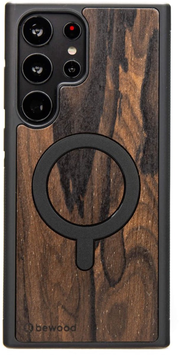 Bewood – Houten hoes – voor Samsung Galaxy S25 Ultra – Ziricote hout – Met MagSafe
