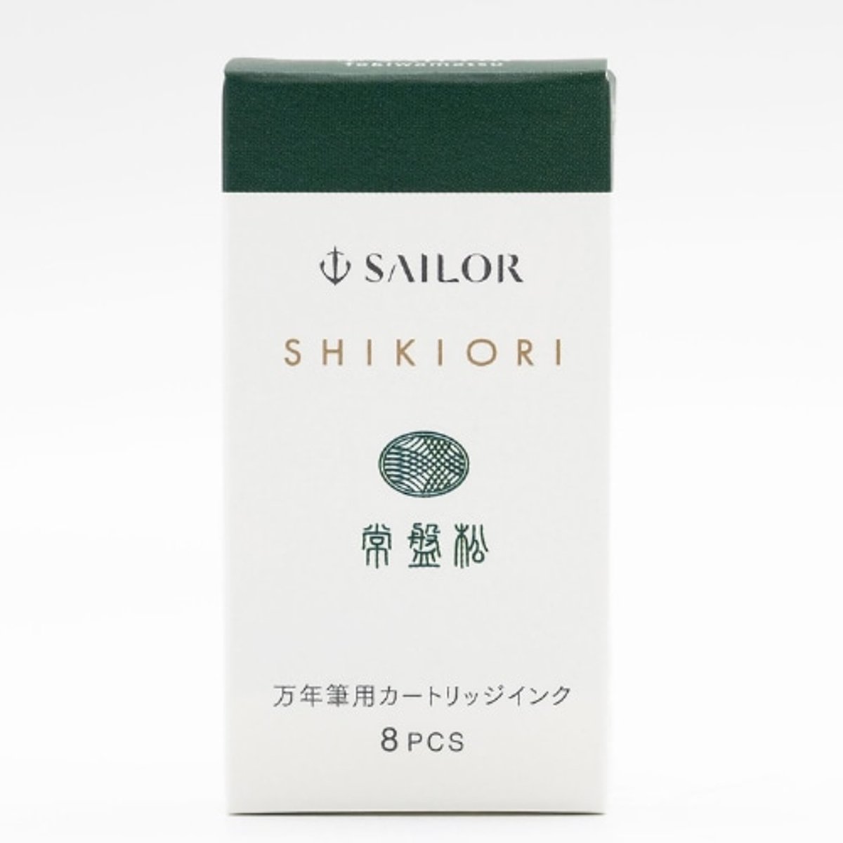Sailor Shikiori Izayoi-no-Yume Ink - Tokiwa-Matsu (Green Pine) - 8 Cartridges