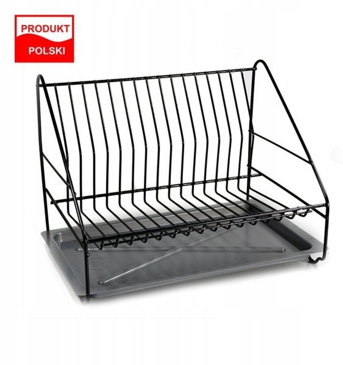 Metpol Zwarte Afdruiprek 35cm - Compact in Duurzaam
