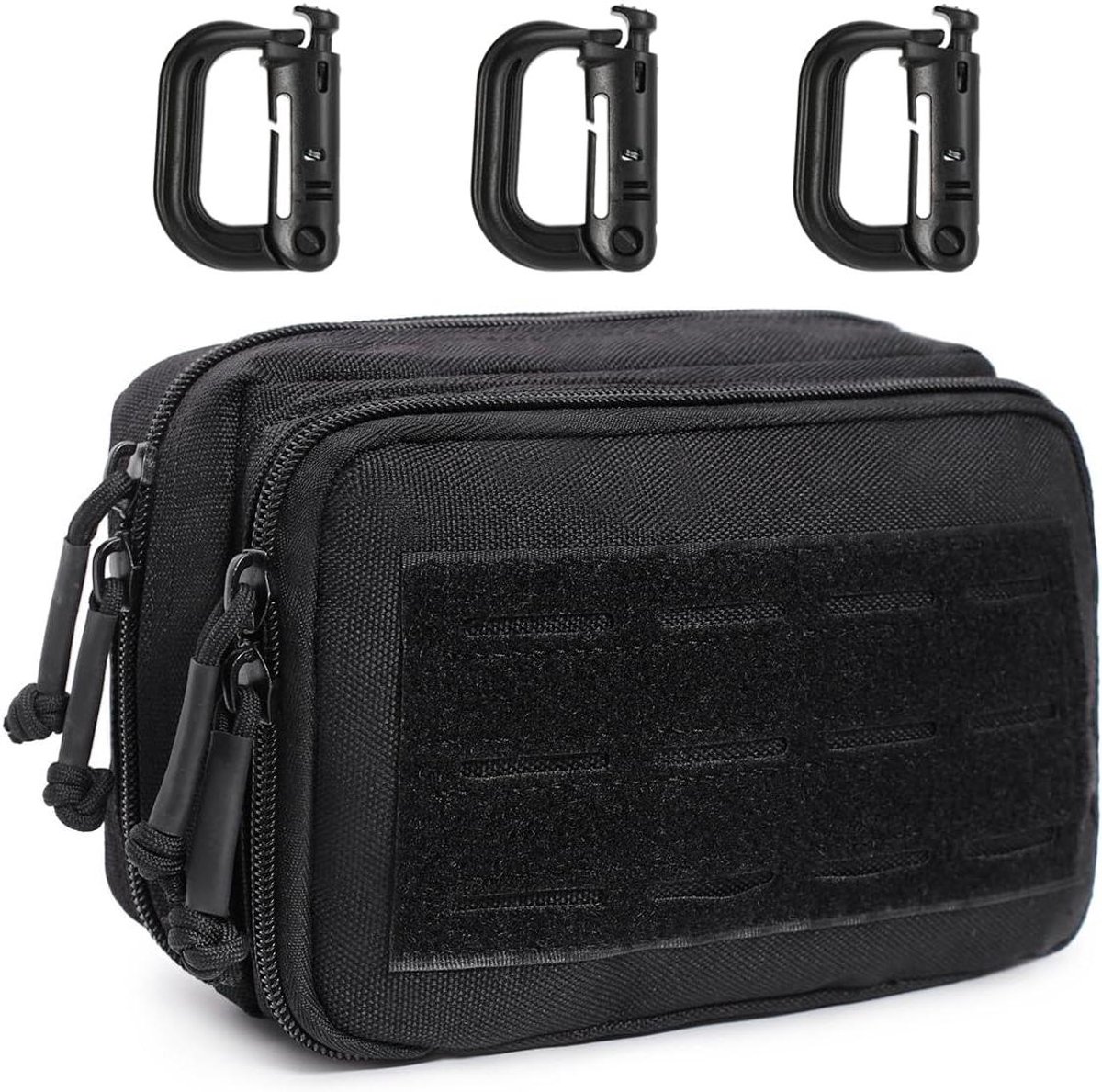 CSGoods - Tactische Molle tas met Map Sleeve en 3 haken voor outdoor activiteiten
