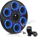 FAVY Pro Boxing Machine – Boksmachine met Muziek & LED – Incl. 2 Paar Bokshandschoenen – 2026 Model – 9 Trainingslevels – USB Oplaadbaar – Voor Kinderen & Volwassenen – NL Handleiding