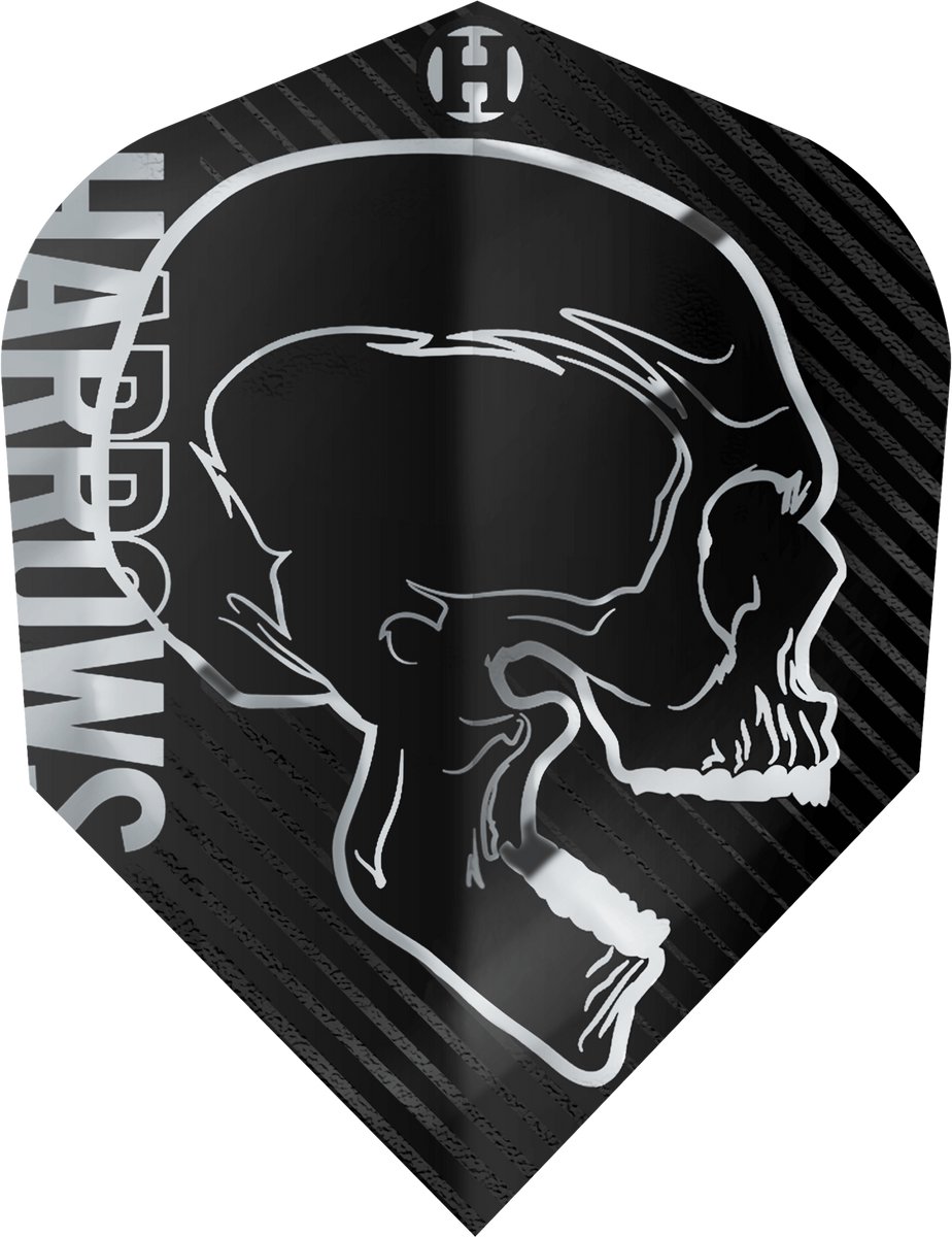 Harrows Rage Silver NO6 - Dart Flights