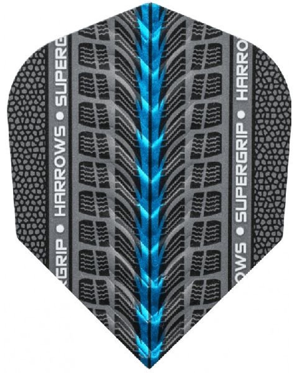 Harrows Supergrip Blue - Dart Flights