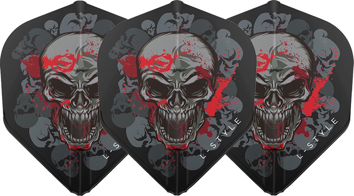 L-Style Champagne Flight EZ L3 Shape Ryan Searle V2 Black - Dart Flights
