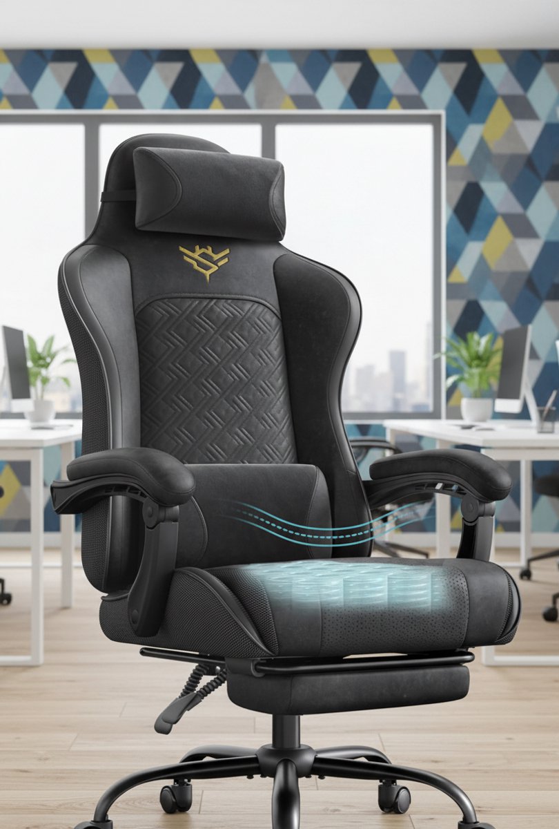 ULTRA COMFORT PRO+ Gaming & - Gaming & Bureaustoel Verende Zitting, - Medahomestore