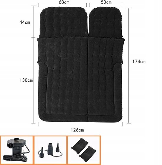 Automatisch Opblaasbare Auto Matras SUV - Kampeerbed voor Reizen — afbeelding 3